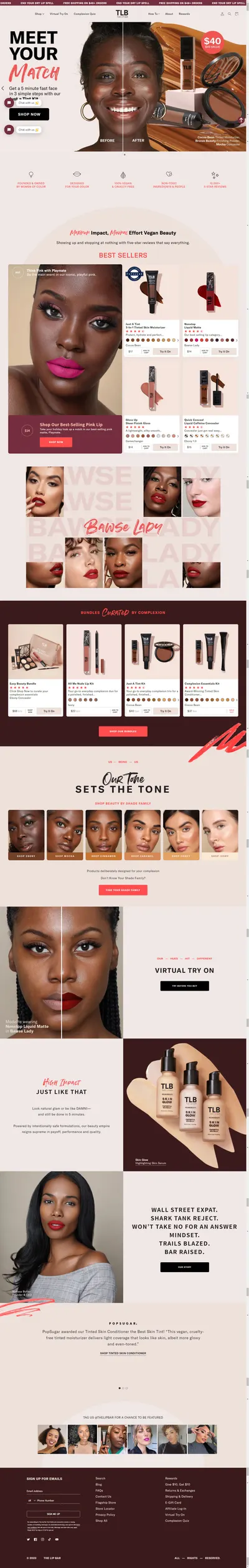 Amazon listing image for thelipbar.com