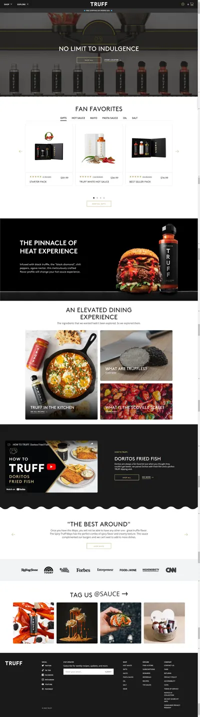 Amazon listing image for truff.com