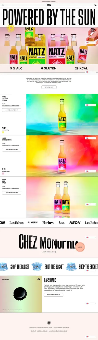 Amazon listing image for www.drinknatz.com