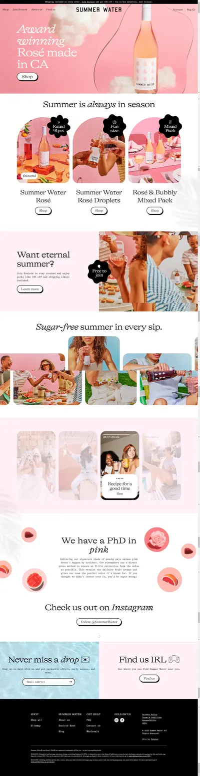 Amazon listing image for www.summerwater.com