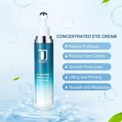 Secondary Images for Amazon.com: Caffeine Eye Cream for Dark Circles: Under Eye Cream Morning Skincare