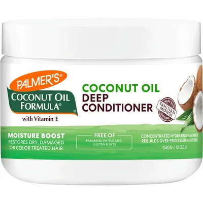 Secondary Images for Amazon.com: Palmer's Coconut Oil Formula Moisture Boost Deep Hair Conditioner
