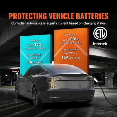 Secondary Images for Amazon.com: VEVOR Level 1+2 Portable EV Charger