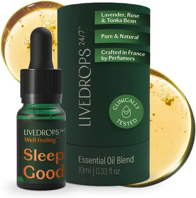 Secondary Images for Amazon.com: LIVEDROPS 24/7 Sleep Good Essential Oil Blend