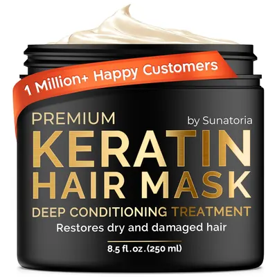 Secondary Images for Amazon.com: SUNATORIA Keratin Hair Mask