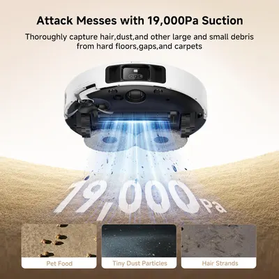 Secondary Images for Amazon.com: Mova P50 Pro Ultra Robot Vacuum with Removable & Liftable Mop