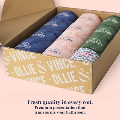 Secondary Images for Amazon.com: Ollie & Vince Bamboo Toilet Paper