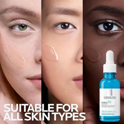 Secondary Images for Amazon.com: La Roche-Posay Hyalu B5 Pure Hyaluronic Acid Serum for Face