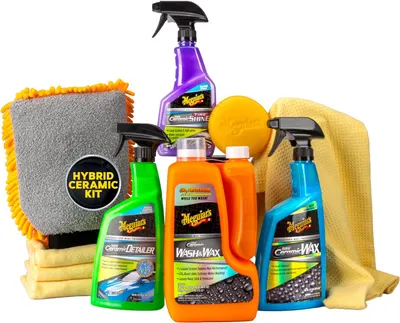 Secondary Images for Amazon.com: Meguiar’s Hybrid Ceramic Wash & Wax Starter Kit