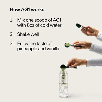 Secondary Images for Amazon.com: AG1 Greens Powder Supplement