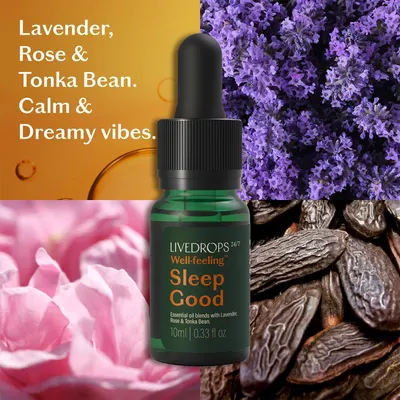 Secondary Images for Amazon.com: LIVEDROPS 24/7 Sleep Good Essential Oil Blend