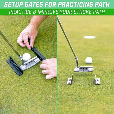 Secondary Images for Amazon.com : GoSports Golf Putting Alignment Stencil and Gate Set