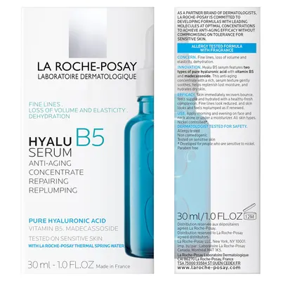 Secondary Images for Amazon.com: La Roche-Posay Hyalu B5 Pure Hyaluronic Acid Serum for Face
