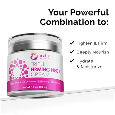 Secondary Images for Amazon.com: ACTIVSCIENCE Neck Firming Cream