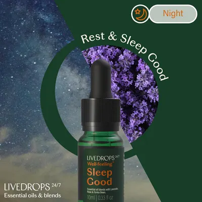 Secondary Images for Amazon.com: LIVEDROPS 24/7 Sleep Good Essential Oil Blend