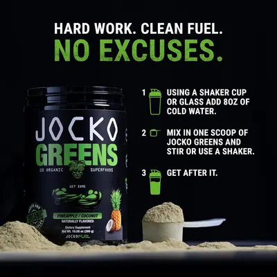 Secondary Images for Amazon.com: Jocko Fuel Daily Greens Powder