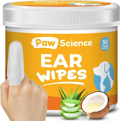 Secondary Images for Amazon.com : Paw Science Dog Ear Cleaner Wipes