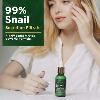 Secondary Images for Amazon.com: Tree of Life Beauty 99% Snail Mucin Serum