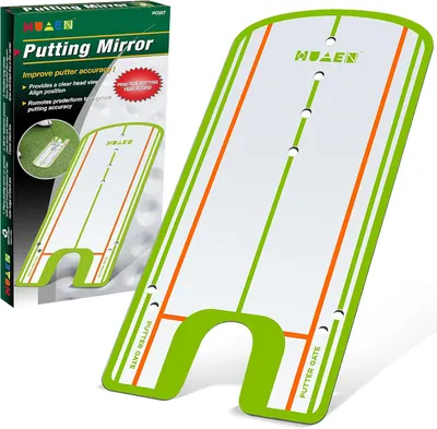 Secondary Images for Amazon.com : HUAEN Golf Putting Alignment Mirror
