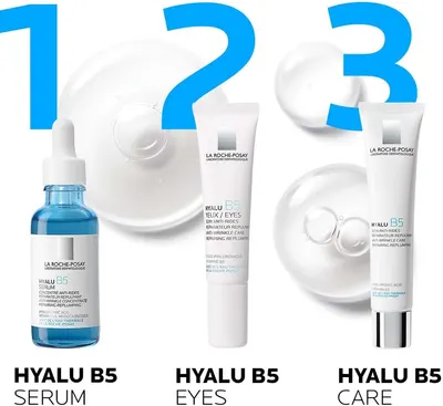 Secondary Images for La Roche-Posay Hyalu B5 Hydrating Face Serum with Hyaluronic Acid for Dry and Dehydrated…