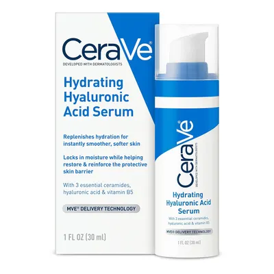 Secondary Images for Amazon.com: Cerave Hyaluronic Acid Serum for Face with Vitamin B5 and Ceramides