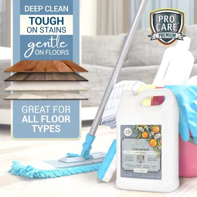 Secondary Images for Amazon.com: ProCare Citrus Floor Cleaner Concentrate (Made in USA)