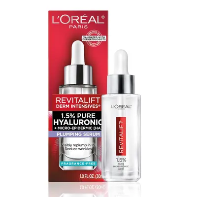 Secondary Images for Amazon.com: L'Oreal Paris Revitalift 1.5% Pure Hyaluronic Acid Face Serum