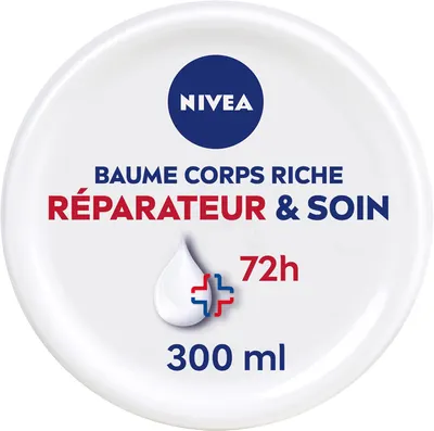 Secondary Images for NIVEA Baume Réparateur & Soin 72h Peaux Extra Sèches & Tiraillées (1 x 300 ml)