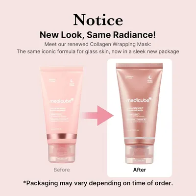 Secondary Images for Amazon.com : medicube Collagen Overnight Wrapping Peel Off Facial Mask Pack