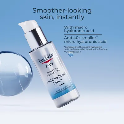 Secondary Images for Amazon.com: Eucerin Face Immersive Hydration Moisture Boost Face Serum