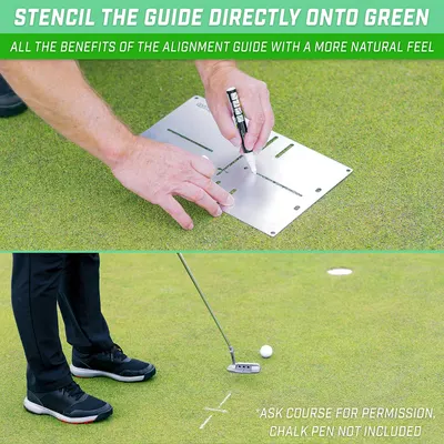 Secondary Images for Amazon.com : GoSports Golf Putting Alignment Stencil and Gate Set
