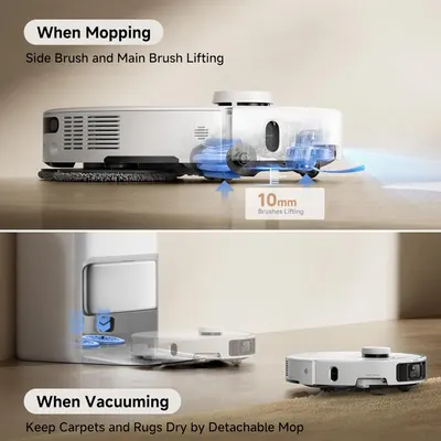 Secondary Images for Amazon.com: Mova P50 Pro Ultra Robot Vacuum with Removable & Liftable Mop