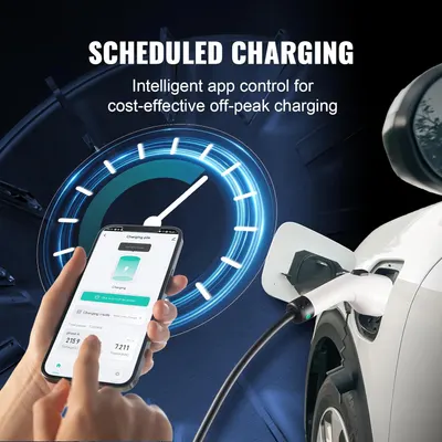 Secondary Images for Amazon.com: VEVOR Level 1+2 Portable EV Charger