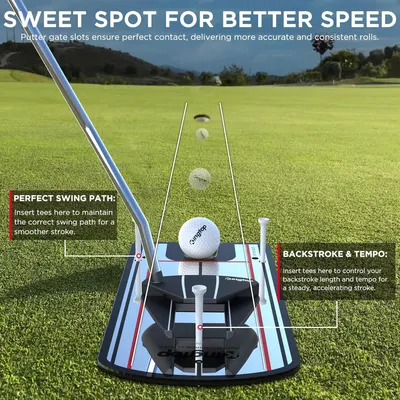 Secondary Images for Amazon.com : KINGTOP Classic Golf Putting Mirror