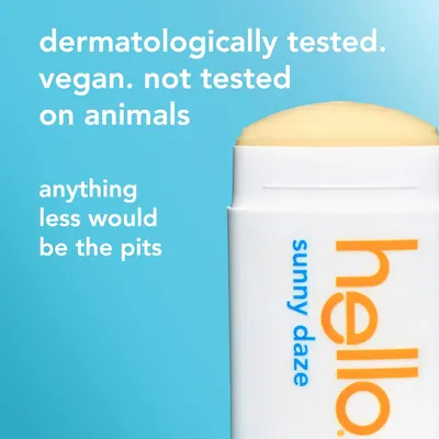 Secondary Images for Amazon.com : hello Sunny Daze Aluminum Free Deodorant for Women and Men with Shea Butter
