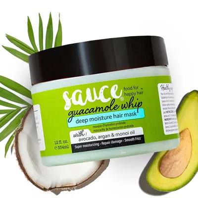 Secondary Images for Amazon.com: SAUCE BEAUTY Guacamole Whip Hair Mask