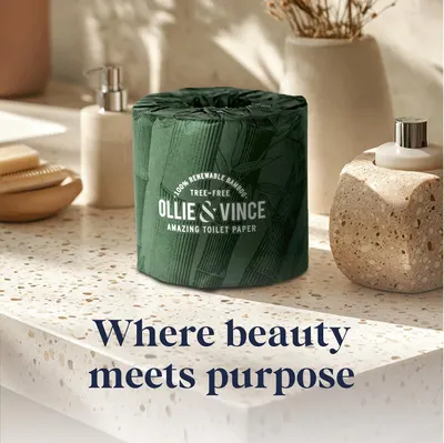 Secondary Images for Amazon.com: Ollie & Vince Bamboo Toilet Paper