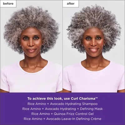 Secondary Images for Amazon.com: Briogeo Curl Charisma Rice Amino + Quinoa Frizz Control Gel