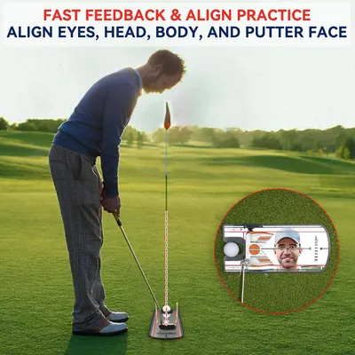 Secondary Images for Amazon.com : prowithlin Golf Putting Mirror