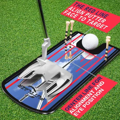 Secondary Images for Amazon.com : Golf Putting Mirror with 6 Golf Tees