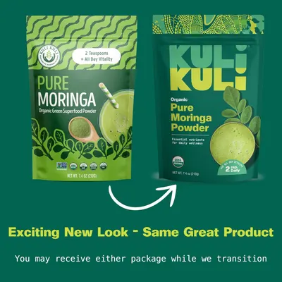 Introduces the new branding and packaging design for the product while reassuring customers that the product itself remains unchanged.