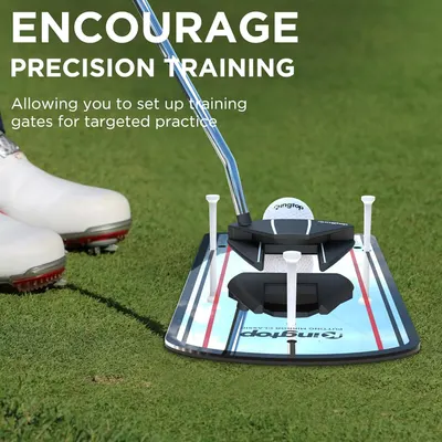 Secondary Images for Amazon.com : KINGTOP Classic Golf Putting Mirror