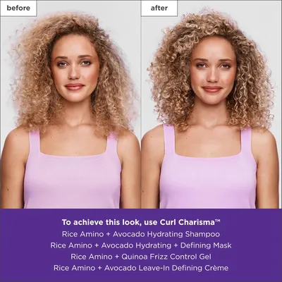 Secondary Images for Amazon.com: Briogeo Curl Charisma Rice Amino + Quinoa Frizz Control Gel