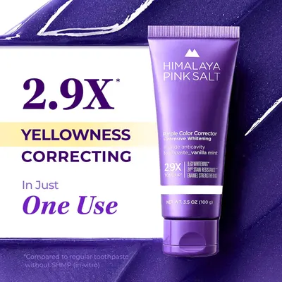 Secondary Images for Amazon.com: HIMALAYA PINKSALT Purple Whitening Toothpaste