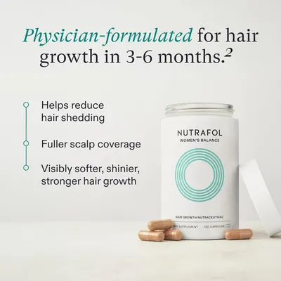 Secondary Images for Amazon.com: Nutrafol Women's Balance Hair Growth Supplements