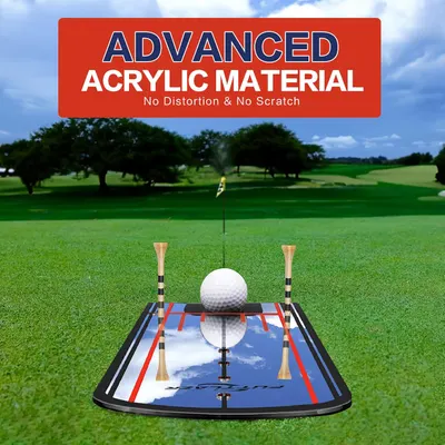 Secondary Images for Amazon.com : Golf Putting Mirror with 6 Golf Tees