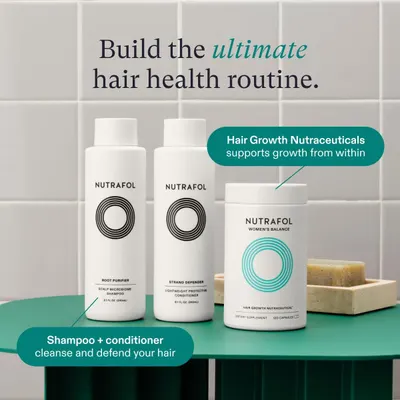 Secondary Images for Amazon.com: Nutrafol Women's Balance Hair Growth Supplements