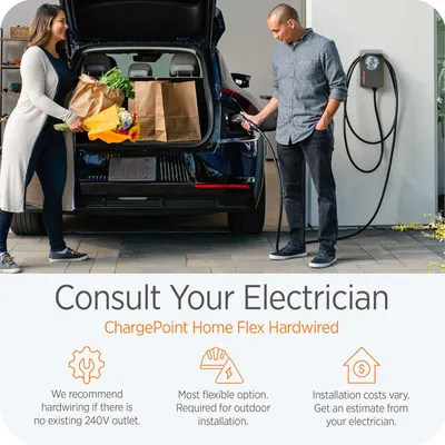 Secondary Images for Amazon.com: ChargePoint HomeFlex Level 2 EV Charger J1772