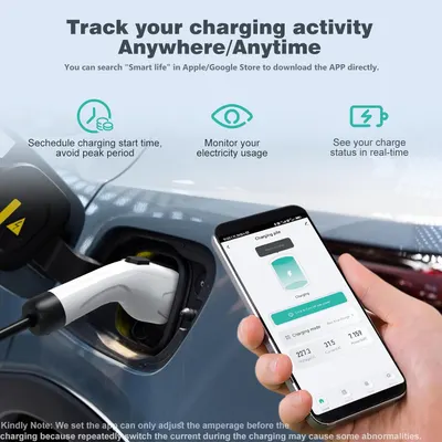 Secondary Images for Amazon.com: AIMILER Level 2 Electric Vehicle (EV) Charger(32Amp