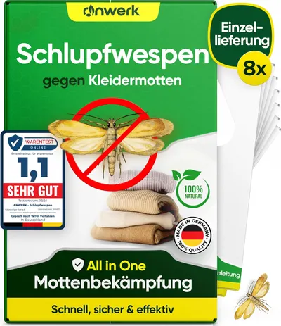 Secondary Images for anwerk® Schlupfwespen gegen Kleidermotten